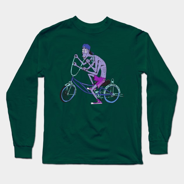 Skinny Rider Long Sleeve T-Shirt by jonathanmor